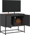 vidaXL - Tv-meubel - 68,5x39x60,5 - cm - staal - zwart
