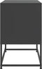 vidaXL - Tv-meubel - 68,5x39x60,5 - cm - staal - zwart