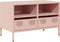 vidaXL - Tv-meubel - 68x39x43,5 - cm - koudgewalst - staal - roze