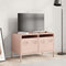 vidaXL - Tv-meubel - 68x39x43,5 - cm - koudgewalst - staal - roze