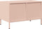 vidaXL - Tv-meubel - 68x39x43,5 - cm - koudgewalst - staal - roze