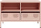 vidaXL - Tv-meubel - 68x39x43,5 - cm - koudgewalst - staal - roze