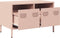 vidaXL - Tv-meubel - 68x39x43,5 - cm - koudgewalst - staal - roze