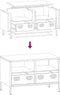 vidaXL - Tv-meubel - 68x39x43,5 - cm - koudgewalst - staal - roze