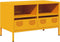 vidaXL - Tv-meubel - 68x39x43,5 - cm - koudgewalst - staal - mosterdgeel
