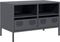 vidaXL - Tv-meubel - 68x39x43,5 - cm - koudgewalst - staal - antracietkleurig