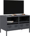 vidaXL - Tv-meubel - 68x39x43,5 - cm - koudgewalst - staal - antracietkleurig