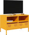 vidaXL - Tv-meubel - 68x39x43,5 - cm - koudgewalst - staal - mosterdgeel