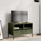 vidaXL - Tv-meubel - 68x39x43,5 - cm - koudgewalst - staal - olijfgroen