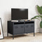 vidaXL - Tv-meubel - 68x39x43,5 - cm - koudgewalst - staal - antracietkleurig
