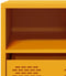 vidaXL - Tv-meubel - 68x39x43,5 - cm - koudgewalst - staal - mosterdgeel