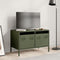 vidaXL - Tv-meubel - 68x39x43,5 - cm - koudgewalst - staal - olijfgroen