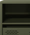 vidaXL - Tv-meubel - 68x39x43,5 - cm - koudgewalst - staal - olijfgroen