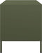 vidaXL - Tv-meubel - 68x39x43,5 - cm - koudgewalst - staal - olijfgroen
