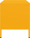 vidaXL - Tv-meubel - 68x39x43,5 - cm - koudgewalst - staal - mosterdgeel