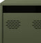 vidaXL - Tv-meubel - 68x39x43,5 - cm - koudgewalst - staal - olijfgroen