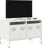 vidaXL - Tv-meubel - 68x39x43,5 - cm - koudgewalst - staal - wit