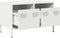 vidaXL - Tv-meubel - 68x39x43,5 - cm - koudgewalst - staal - wit
