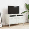 vidaXL - Tv-meubel - 68x39x43,5 - cm - koudgewalst - staal - wit