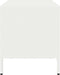 vidaXL - Tv-meubel - 68x39x43,5 - cm - koudgewalst - staal - wit