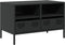 vidaXL - Tv-meubel - 68x39x43,5 - cm - koudgewalst - staal - zwart