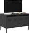vidaXL - Tv-meubel - 68x39x43,5 - cm - koudgewalst - staal - zwart
