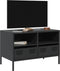 vidaXL - Tv-meubel - 68x39x43,5 - cm - koudgewalst - staal - zwart