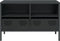 vidaXL - Tv-meubel - 68x39x43,5 - cm - koudgewalst - staal - zwart