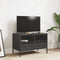 vidaXL - Tv-meubel - 68x39x43,5 - cm - koudgewalst - staal - zwart