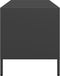 vidaXL - Tv-meubel - 68x39x43,5 - cm - koudgewalst - staal - zwart