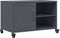 vidaXL - Tv-meubel - 68x39x43,5 - cm - staal - antracietkleurig