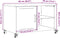 vidaXL - Tv-meubel - 68x39x43,5 - cm - staal - antracietkleurig