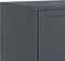 vidaXL - Tv-meubel - 68x39x43,5 - cm - staal - antracietkleurig