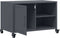 vidaXL - Tv-meubel - 68x39x43,5 - cm - staal - antracietkleurig