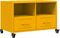 vidaXL - Tv-meubel - 68x39x43,5 - cm - staal - mosterdgeel