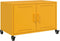vidaXL - Tv-meubel - 68x39x43,5 - cm - staal - mosterdgeel
