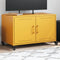 vidaXL - Tv-meubel - 68x39x43,5 - cm - staal - mosterdgeel