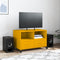vidaXL - Tv-meubel - 68x39x43,5 - cm - staal - mosterdgeel