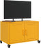 vidaXL - Tv-meubel - 68x39x43,5 - cm - staal - mosterdgeel