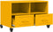 vidaXL - Tv-meubel - 68x39x43,5 - cm - staal - mosterdgeel