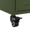vidaXL - Tv-meubel - 68x39x43,5 - cm - staal - olijfgroen