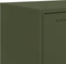vidaXL - Tv-meubel - 68x39x43,5 - cm - staal - olijfgroen