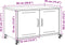 vidaXL - Tv-meubel - 68x39x43,5 - cm - staal - olijfgroen