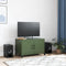 vidaXL - Tv-meubel - 68x39x43,5 - cm - staal - olijfgroen