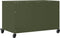 vidaXL - Tv-meubel - 68x39x43,5 - cm - staal - olijfgroen