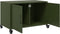 vidaXL - Tv-meubel - 68x39x43,5 - cm - staal - olijfgroen