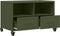 vidaXL - Tv-meubel - 68x39x43,5 - cm - staal - olijfgroen