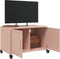 vidaXL - Tv-meubel - 68x39x43,5 - cm - staal - roze