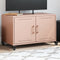vidaXL - Tv-meubel - 68x39x43,5 - cm - staal - roze