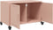 vidaXL - Tv-meubel - 68x39x43,5 - cm - staal - roze